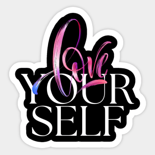 Embracing Me: Love Your Self Sticker